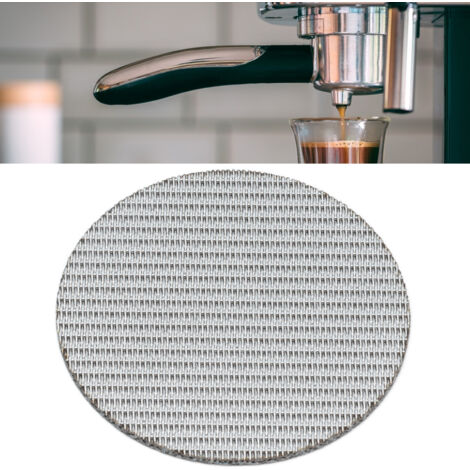 Filtro de portafiltro reutilizable, acero inoxidable 316, 100 μm, 51 mm / 2,0 pulgadas, accesorio para café (1/5)
