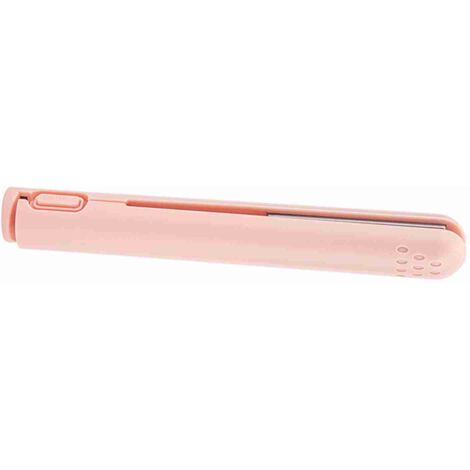 Tragbarer USB-Lockenstab – 2-in-1-Spindel mit Keramiktechnologie und 3D-Schwebepanel (170 mm, 53 g, Weiß/Rot/Grün/Blau) (1/5)
