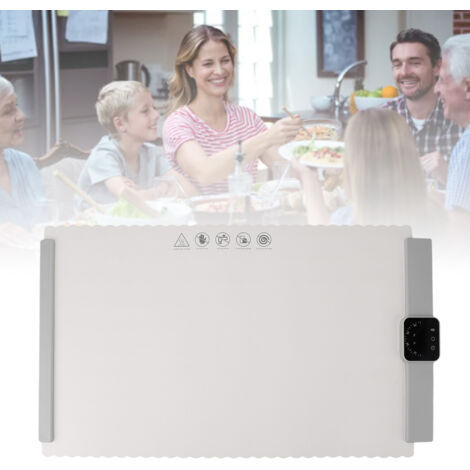 [Almohadilla calefactora eléctrica] [Calentamiento rápido] [Modelo 250W] [Compacta y programable] - 26 x 15,4 cm, PP y silicona, cable de alimentación estadounidense, 5 ajustes de temperatura (60-100  (1/5)