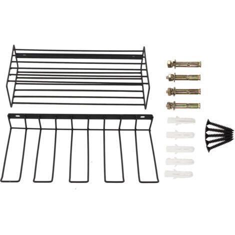 Schwebendes, wandmontiertes Werkzeugregal aus Stahllegierung – Aufbewahrungsregal für Garage/Werkstatt – Tragkraft: 50 kg (1/5)