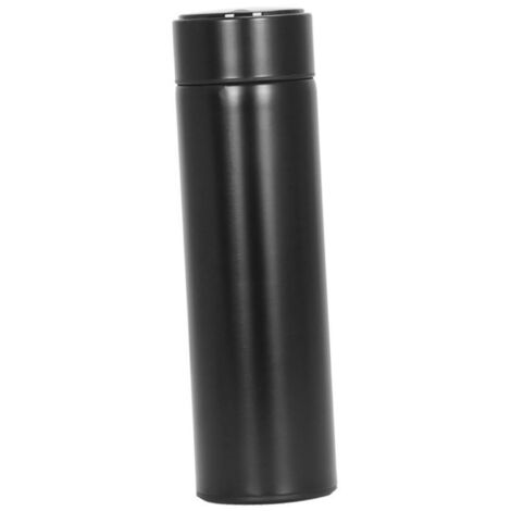 Thermoskanne mit digitaler Temperaturanzeige – Isolierte Wasserflasche aus Edelstahl 304, 500 ml, Schwarz, für Geschäftsreisen (1/5)