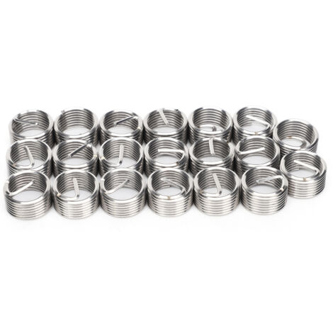 Metrisches Gewinderichtmutter-Reparaturset mit Gewindebuchsen-Einsatz, Stopfenschraube M12x1,25, Edelstahl SUS304, 20-teilig (1/5)