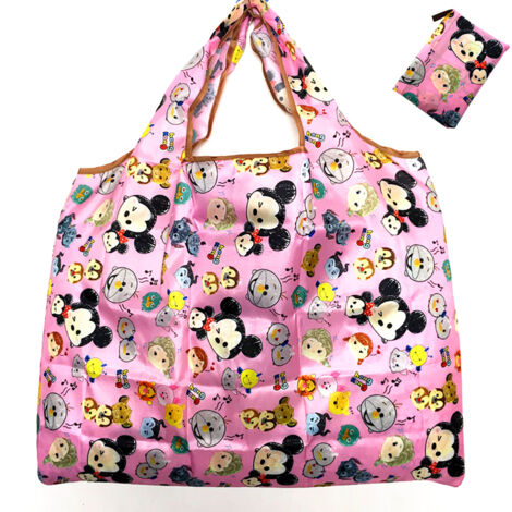 Strapazierfähige, wiederverwendbare und waschbare Einkaufstasche aus Polyester, 1 Stück – Tragbare, dehnbare und umweltfreundliche Tasche für Partys, Geschenke, Reisen und Supermärkte (1/5)