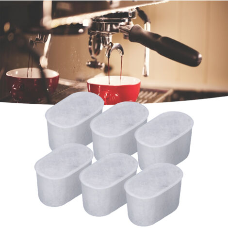 Filtros de agua para cafeteras: paquete de 6 filtros de carbón activado, compatibles con BREVILLE BES920XL, BES980XL y BES900XL. (1/5)