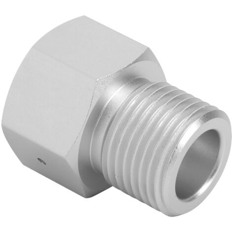 Adaptador de cilindro [TR21-4 a W21.8-14] de aluminio para Sodastream – Conexión de doble rosca de alta calidad (1/5)