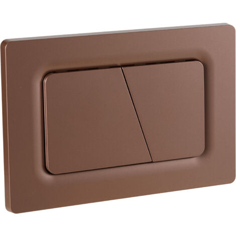 Panel de descarga SIGMA para cisternas de inodoro empotradas Sigma01/20/30/UP300/UP320 con doble descarga y control de caudal para ahorro de agua.