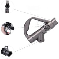 Cepillos y accesorios para aspiradoras, mango gris/titanio, compatibles con Dyson DC19/DC23/DC26/DC29/DC32
