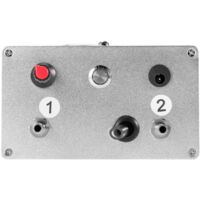 Bomba de vacío para máquinas de ordeño, bomba pulsante con conexión de enchufe, 80 kPa, aluminio, cobre, ABS, accesorios para burros, ovejas, vacas y caballos.
