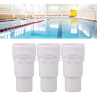 Adaptador de manguera para filtros de piscina – Compatible con SPX1091Z7 y SPX1091Z4 – 3 piezas, plástico, 46 mm