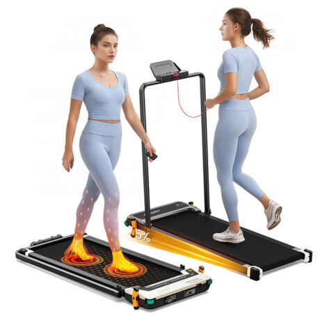 Tapis de course AKLUER avec fonction massage - 0,6 à 6,2 km/h - Moteur de 2,5 CV (1/5)