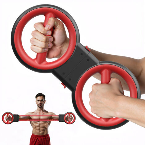3 en 1 entraîneur de bras et pectoraux portable AKLUER pour fitness à domicile (1/5)