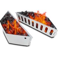 Paniers à charbon pour Weber 7403 et barbecues au charbon cuisson directe et indirecte 2 pièces.