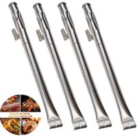 38cm Brûleurs de rechange en acier inoxydable pour Barbecook Siesta,Grill Chef,Kenmore Sears Lowes Gas Grills,4pcs
