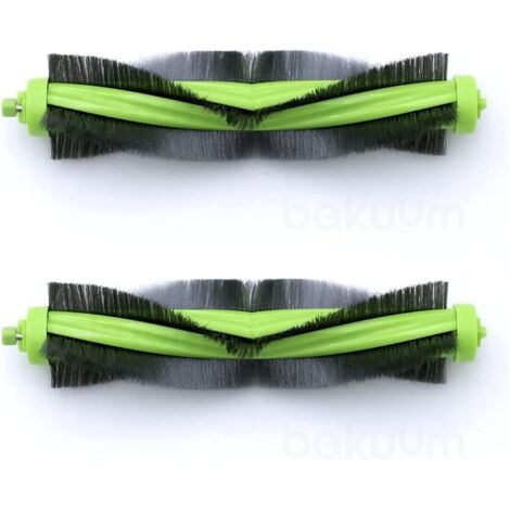 Set di 2 rulli principali e spazzola centrale per iRobot Roomba Combo R1138 / R111840. Pacchetto di ricambi e accessori per robot aspirapolvere. (1/5)