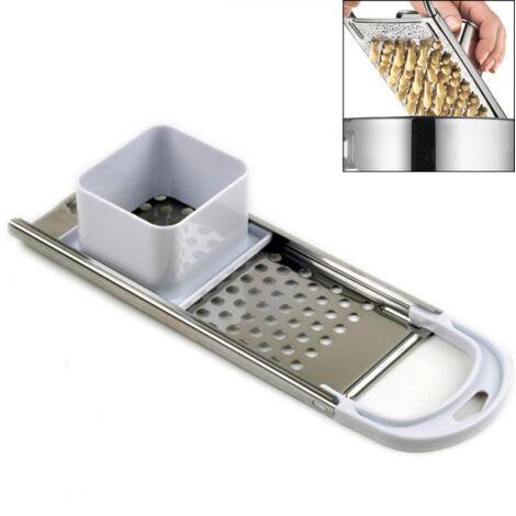 Macchina per spätzle in acciaio inox di alta qualità con comoda impugnatura. Tradizionale macchina tedesca per la pasta all'uovo.