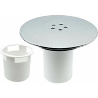 Scarico doccia, scarico doccia da 90 mm/115 mm, copertura di ricambio per sifone doccia, copertura universale per scarico doccia, copertura cromata per ingresso doccia, flusso rapido