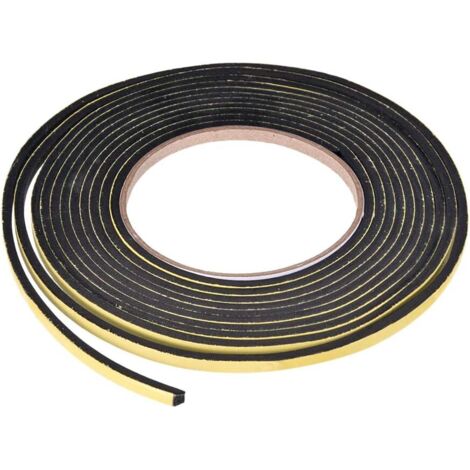 Cinta adhesiva de espuma para sellar ventanas y puertas, 5 mm de ancho, 3 mm de grosor, 4 m de largo. (1/5)