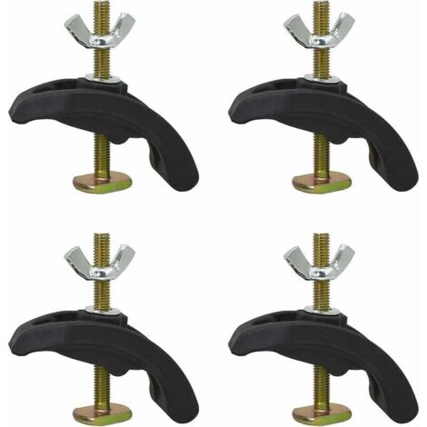 Green Mobility – Dispositifs de serrage de haute précision – Lot de 4 – Adaptés aux tables de fraiseuses (1/5)