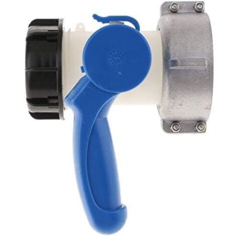 Adaptateur pour réservoir d'eau, vanne d'arrêt universelle, DN40, raccord de tuyau pour conteneur IBC (1/5)