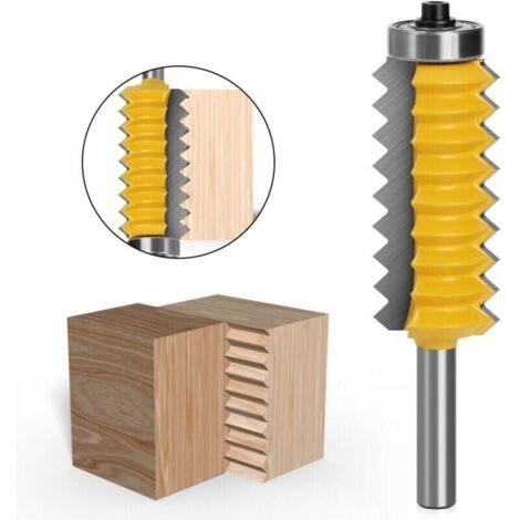 Fraise convexe de 8 mm, en carbure, de 55 mm de long, adaptée au bois dur. (1/5)
