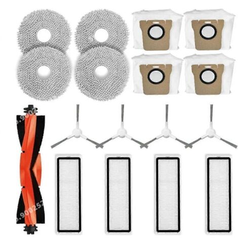 Accessoires pour aspirateur robot Xiaomi X20+/X20 Plus : brosse principale, brosse latérale, filtre HEPA, chiffon de nettoyage, consommables pour le bac à poussière (1/5)