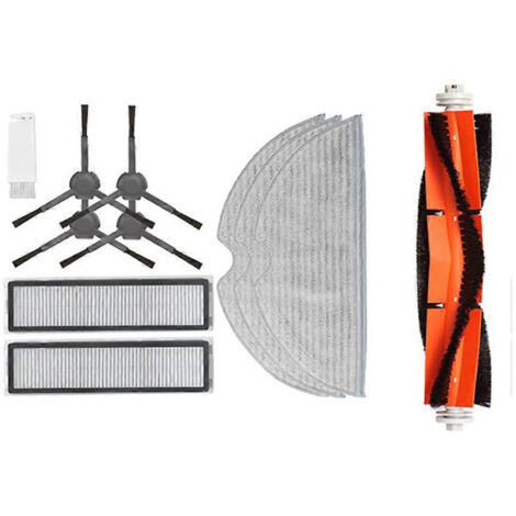 Accessoires pour aspirateur robot Xiaomi Dream God D9 Max/D9 : filtre HEPA, brosse latérale, brosse principale et chiffon de nettoyage de rechange. (1/5)