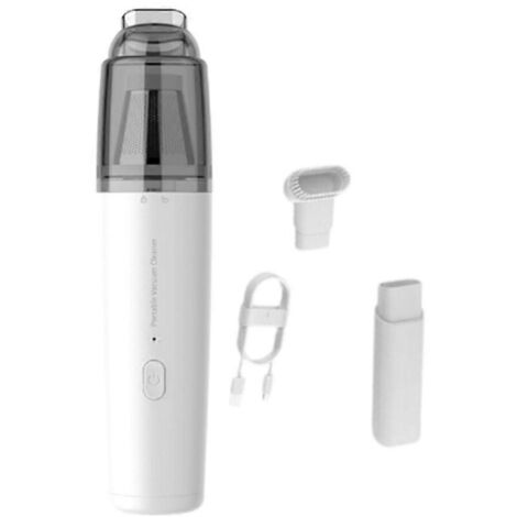 Mini aspirateur sans fil portable rechargeable par USB avec filtre HEPA lavable pour voiture (1/5)
