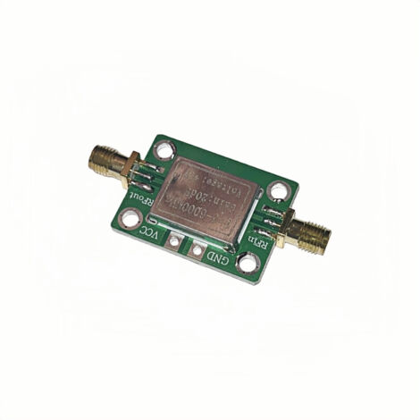 Amplificateur de puissance moyenne à bande ultra-large RF (5 MHz - 6 GHz, gain de 20 dB avec blindage, gain élevé) (1/2)