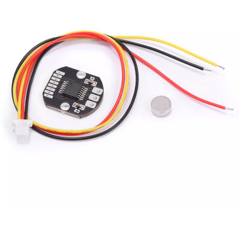 AS5048A Encodeur magnétique Module de capteur de mesure d'angle par induction magnétique haute précision 14 bits avec aimant. (1/3)