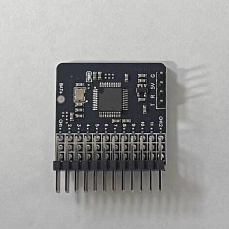 Carte adaptatrice PWM 12 canaux pour conversion PWM avec module de rétroaction de tension ELRS/CRSF vers PWM (1/2)
