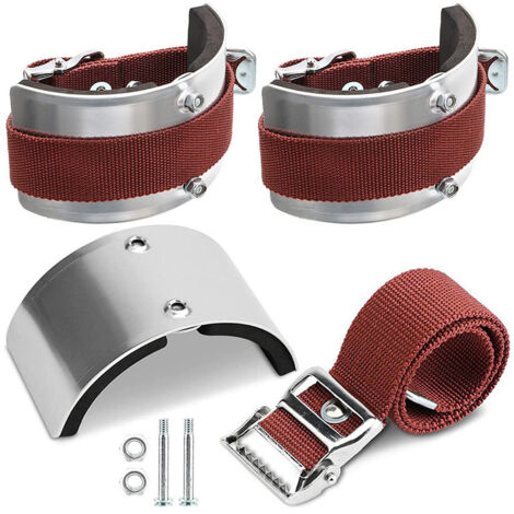 Kit de remplacement pour échasses d'intérieur - Sangles de pied réglables - Convient aux échasses de saut en hauteur et de costume (1/5)