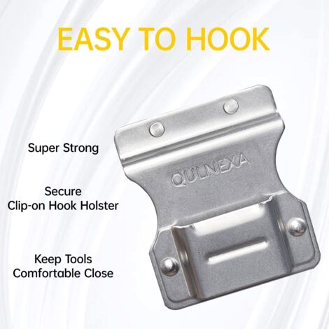 Porte-mètre ruban, perceuse électrique, crochet de ceinture porte-outils, clip de rangement d'outils. (1/5)