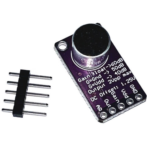 Module amplificateur AGC pour microphone haute performance MAX9814 CMA-4544PF-W (1/3)