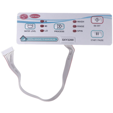 Carte électronique universelle pour lave-linge entièrement automatiques, panneau de commande à boutons, accessoires SXY2200 (1/5)