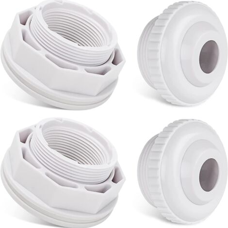 Interface de buse Hayward SP1023 de 1,5 pouce avec filetage interne et rondelle anti-retournement (1/5)