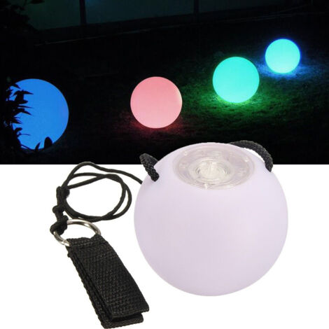 Boule lumineuse LED multicolore à main avec bouton, boule lumineuse à main sept couleurs, boule clignotante, un produit très populaire. (1/5)