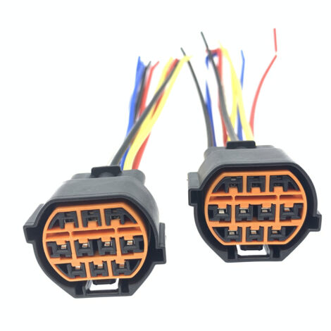 DJ7109-2-21 Connecteur de phare de voiture Hyundai Kia Reina, prise femelle GL221-10021 (1/5)