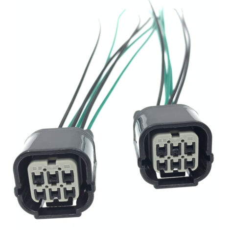 Connecteur 6P pour les faisceaux de capteurs d'oxygène avant et arrière des moteurs Honda Acura CDX, RDX, MDX et ZDX (1/5)
