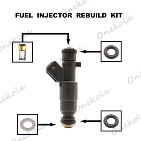 Kit de réparation de joint torique d'injecteur de carburant compatible avec BYD F6 S6 Haima 0280156320 (1/2)