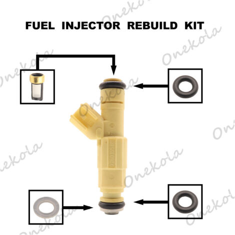 Kit de réparation de joint torique d'injecteur de carburant compatible avec Ford et Mazda 0280155861XS2E-A5B (1/2)