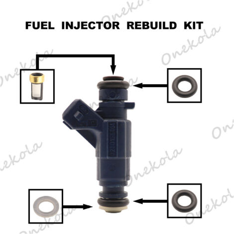Kit de réparation de joint torique d'injecteur de carburant pour Mercedes-Benz SLK320 W210 0280156014 (1/2)