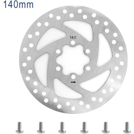 Disque de frein de 140 mm pour trottinette électrique INOKIM OXO, en acier inoxydable, avec vis et accessoires. (1/5)