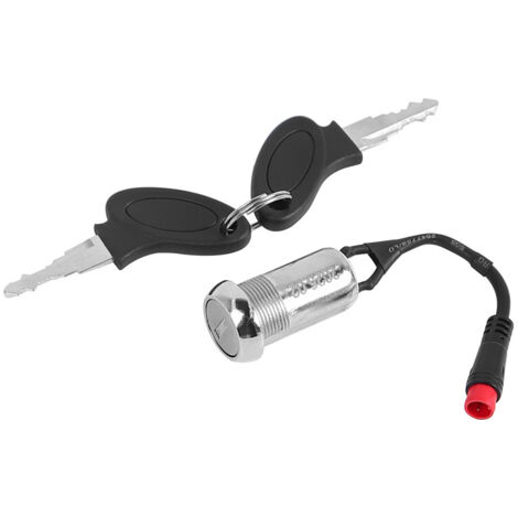 Compatible avec les accessoires de verrouillage d'allumage pour scooter électrique Kukirin G3 Pro : interrupteur de verrouillage, antivol à clé, antivol pour scooter. (1/5)