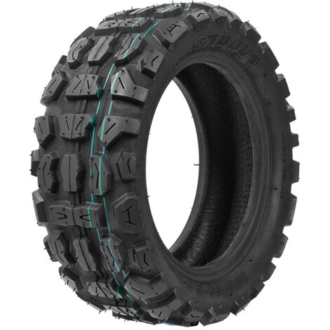 Pneu pour véhicule électrique de 11 pouces, 100/65-6.5, pneu tubeless tout-terrain à dents profondes résistant à l'usure, chambres à air intérieures et extérieures, pneu tubeless. (1/5)