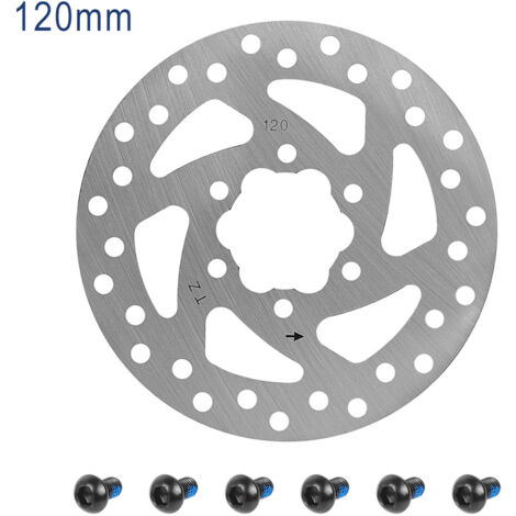 Disque de frein de rechange de 120 mm pour freins à disque à 6 trous sur trottinette électrique Cool Kirin G2 Pro (1/5)
