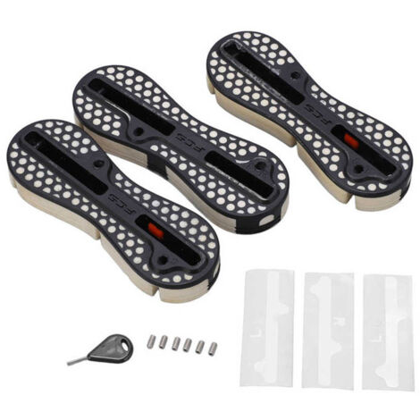 Planche de surf de 2e génération, forme en 8, cup rond, mesh noir, ailerons Fusion 5 degrés, plug tail, gouvernail rainuré, boîtier d'aileron (1/5)
