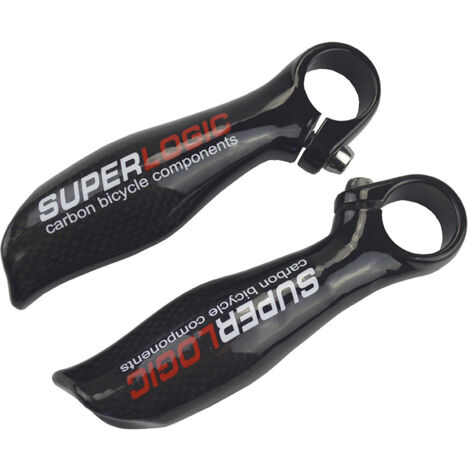 Guidon auxiliaire en fibre de carbone Superlogic, 115 g, design ergonomique. (1/5)