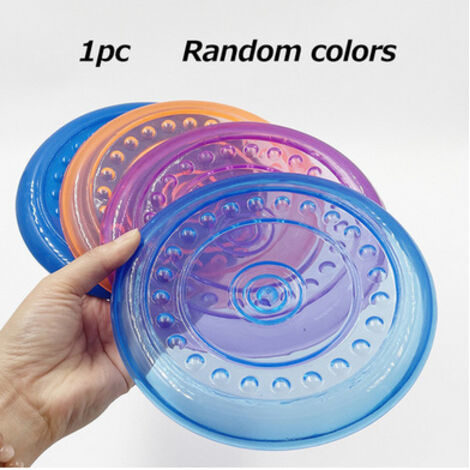 Frisbee de 15 cm pour l'entraînement des chiots, frisbee interactif flottant pour petits chiens en extérieur (une pièce) (1/5)