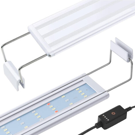Lampe LED extensible à pince pour aquarium GX-A200, 220 V, 18 x 6,7 cm (1/5)