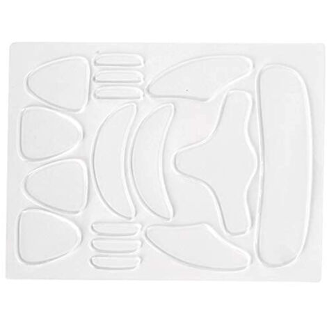 Ensemble de 16 masques faciaux en silicone, ensemble de masques frontaux réutilisables pour raffermir et rajeunir la peau. (1/5)
